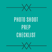 Photo Shoot Prep Checklist